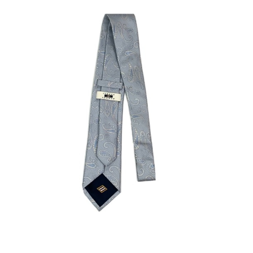 Joseph Abboud 100% Pure Silk Skinny Blue Paisley Tie